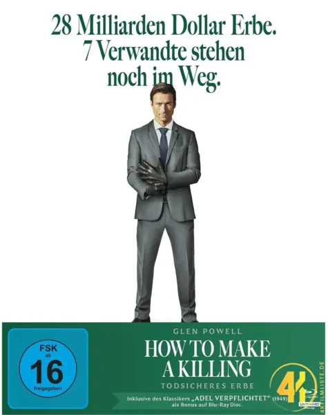 How to Make a Killing: Todsicheres Erbe – 4K Mediabook (UHD + Blu-ray Disc + Bonus Blu-ray)