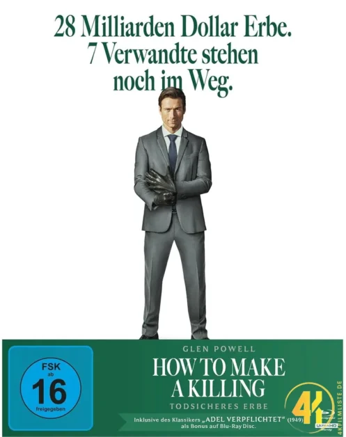 How to Make a Killing: Todsicheres Erbe – 4K Mediabook (UHD + Blu-ray Disc + Bonus Blu-ray)