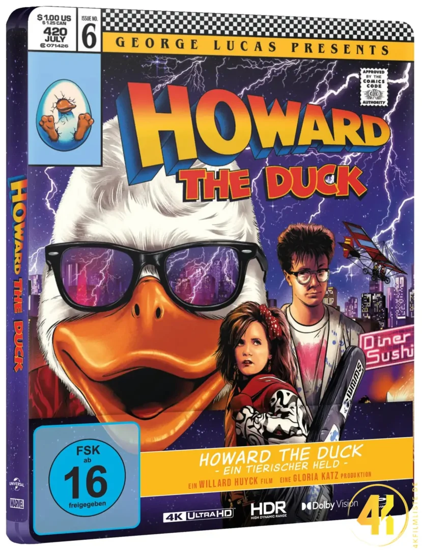 Howard Ein tierischer Held 4K Steelbook
