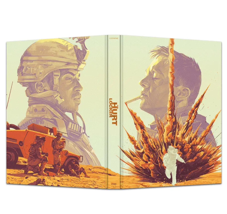 Hurt Locker 4K Mediabook (Vorderseite und Rückseite)