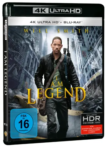 I am Legend 4K UHD Blu-ray Cover mit Will Smith