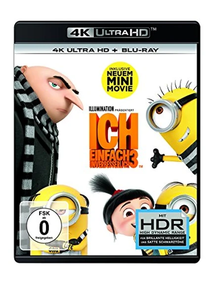 Ich Einfach unverbesserlich 3 4K Blu-ray UHD Blu-ray Disc