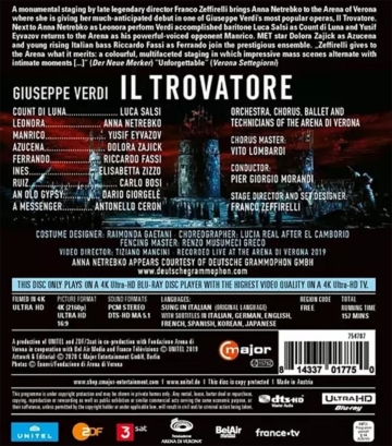 Il Trovatore Backcover 4K UHD Blu-ray