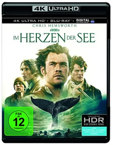 Im Herzen der See 4K Blu-ray UHD Blu-ray Disc
