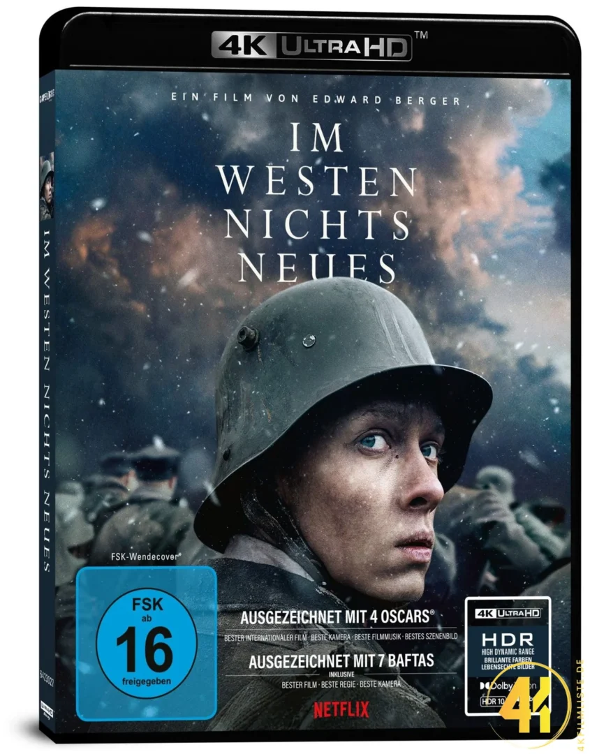 Im Westen nichts Neüs 4K Blu-ray UHD Keep Case Ultra HD Blu-ray Disc