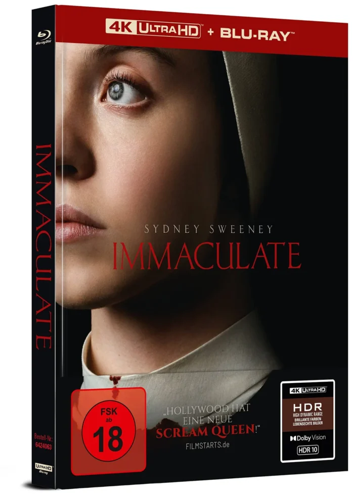 Immaculate – 4K Mediabook (UHD + Blu-ray Disc)