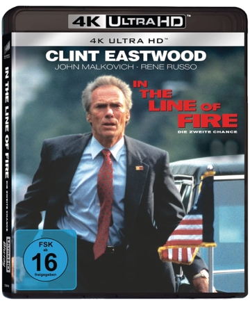 In The Line Of Fire 4K Blu-ray Disc mit Clint Eastwood