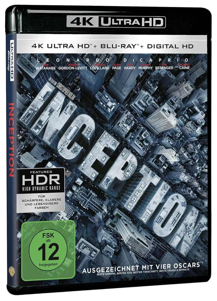 Inception – 4K Blu-ray (UHD + Blu-ray Disc)