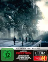 Inception Limited Collectors Edition 4K Steelbook Ultra HD Blu-ray Disc