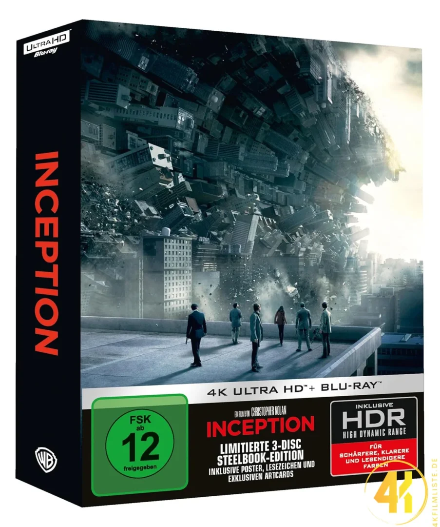 Inception Sonderedition 4K Limited Steelbook Ultra HD Blu-ray Disc