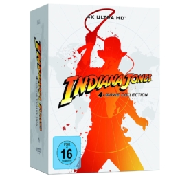 Indiana Jones 4K Movie Collection (Pappschuber)