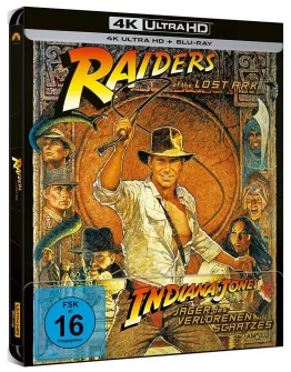 Indiana Jones: Jäger des verlorenen Schatzes 4K Steelbook mit Harrison Ford