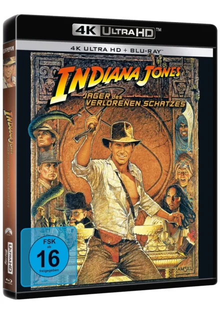 Indiana Jones: Jäger des verlorenen Schatzes – 4K Blu-ray (UHD + Blu-ray Disc)