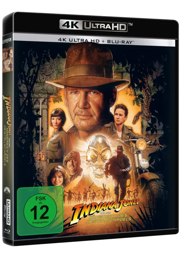 Indiana Jones & das Königreich des Kristallschädels – 4K Blu-ray (UHD + Blu-ray Disc)