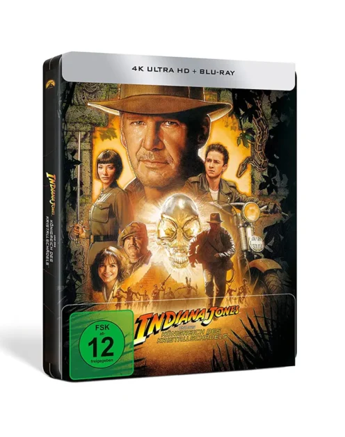 Indiana Jones & das Königreich des Kristallschädels – 4K Steelbook (UHD + Blu-ray Disc)