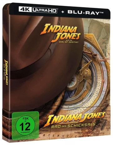 Indiana Jones und das Rad des Schicksals 4K Steelbook Ultra HD Blu-ray Disc