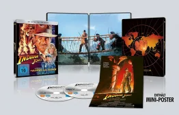 Indiana Jones und der Tempel des Todes 4K Steelbook (Ansicht innen und außen)