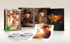 Indiana Jones und der letzte Kreuzzug - 4K Steelbook (UHD + Blu-ray Disc) (Innenansicht / Inlay + Poster)