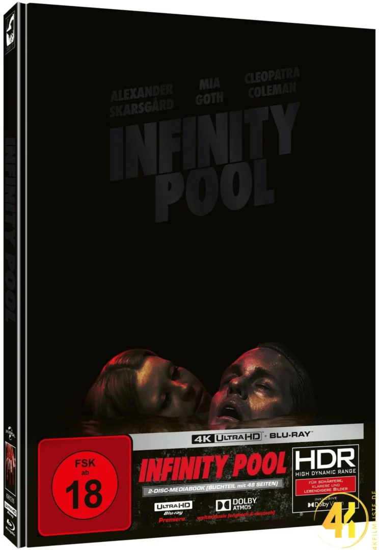 Infinity Pool Dolby Atmos 4K Mediabook B Ultra HD Blu-ray Disc