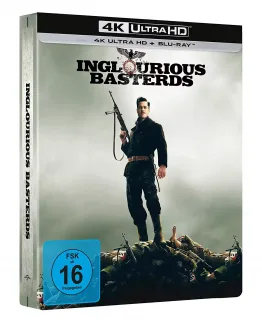 Inglourious Basterds - 4K Steelbook mit Brad Pitt (FSK)