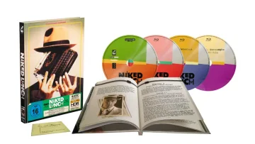 Inlay 4K Mediabook Naked Lunch von David Cronenberg Deutsches Kinoplakat