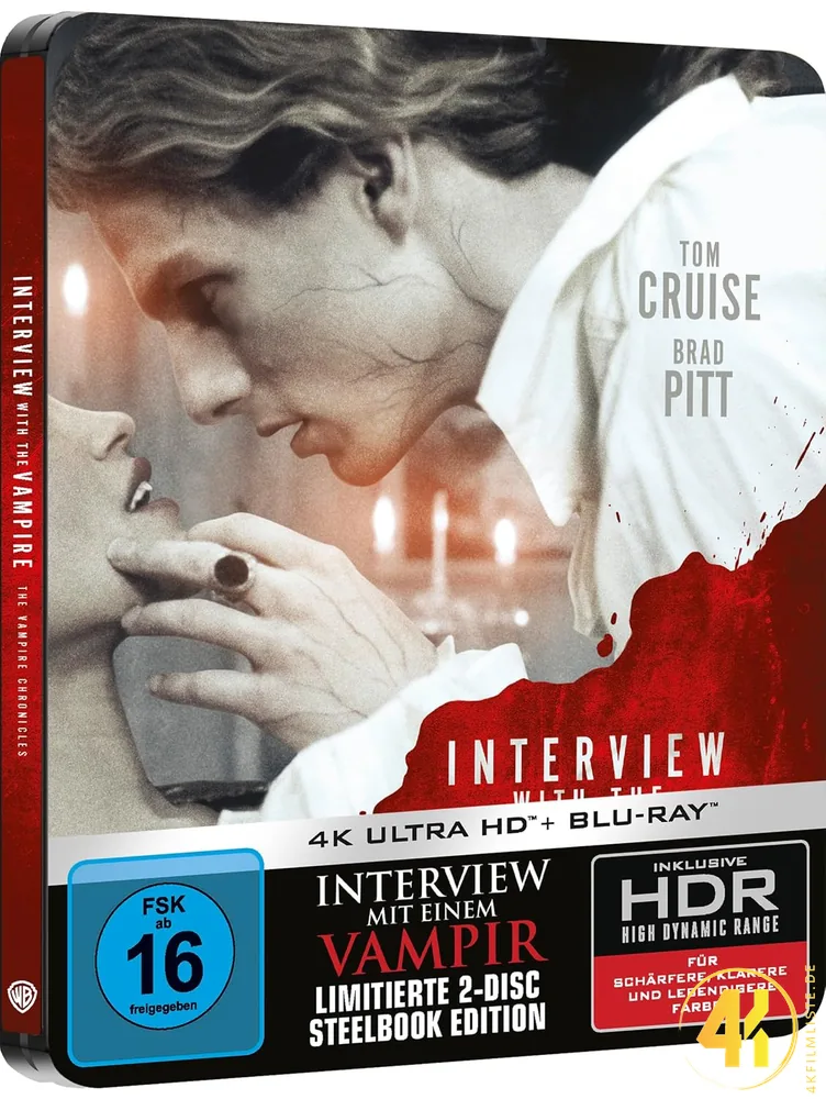 Interview mit einem Vampir 4K Seitenansicht Ultra HD Blu-ray Disc