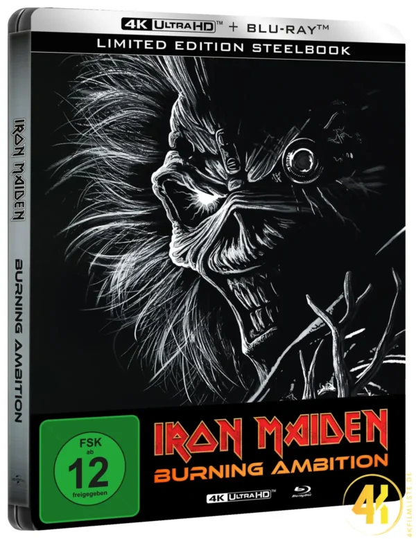 Iron Maiden: Burning Ambition – 4K Steelbook (UHD + Blu-ray Disc)