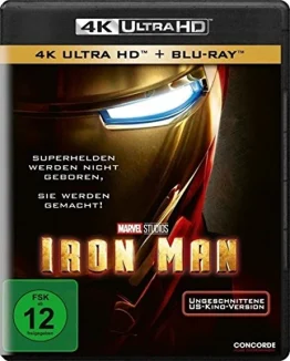 Iron Man 4K Blu-ray UHD Blu-ray Disc