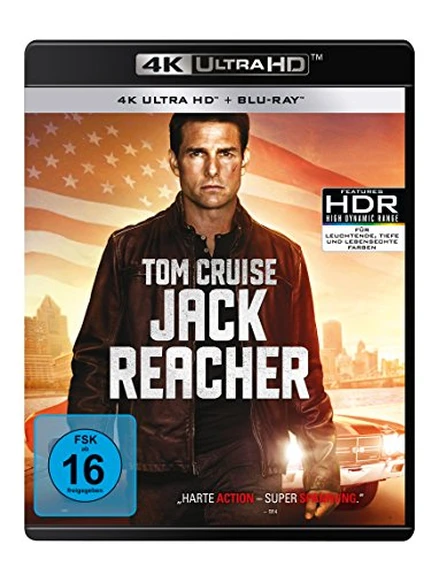 Jack Reacher 1 4K Blu-ray UHD Blu-ray Disc