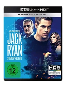 Jack Ryan Shadow Recruit 4K Blu-ray UHD Blu-ray Disc