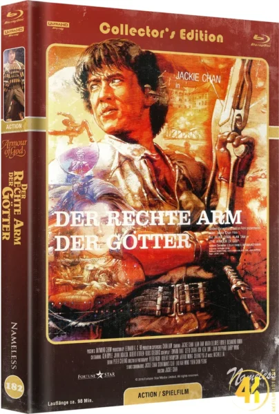 Der rechte Arm der Götter (Armour of God) (Cover C) – 4K Mediabook (UHD + Blu-ray Disc)