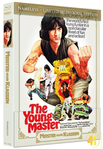 Jackie Chan Meister aller Klassen Cover A 4K Mediabook Ultra HD Blu-ray Disc