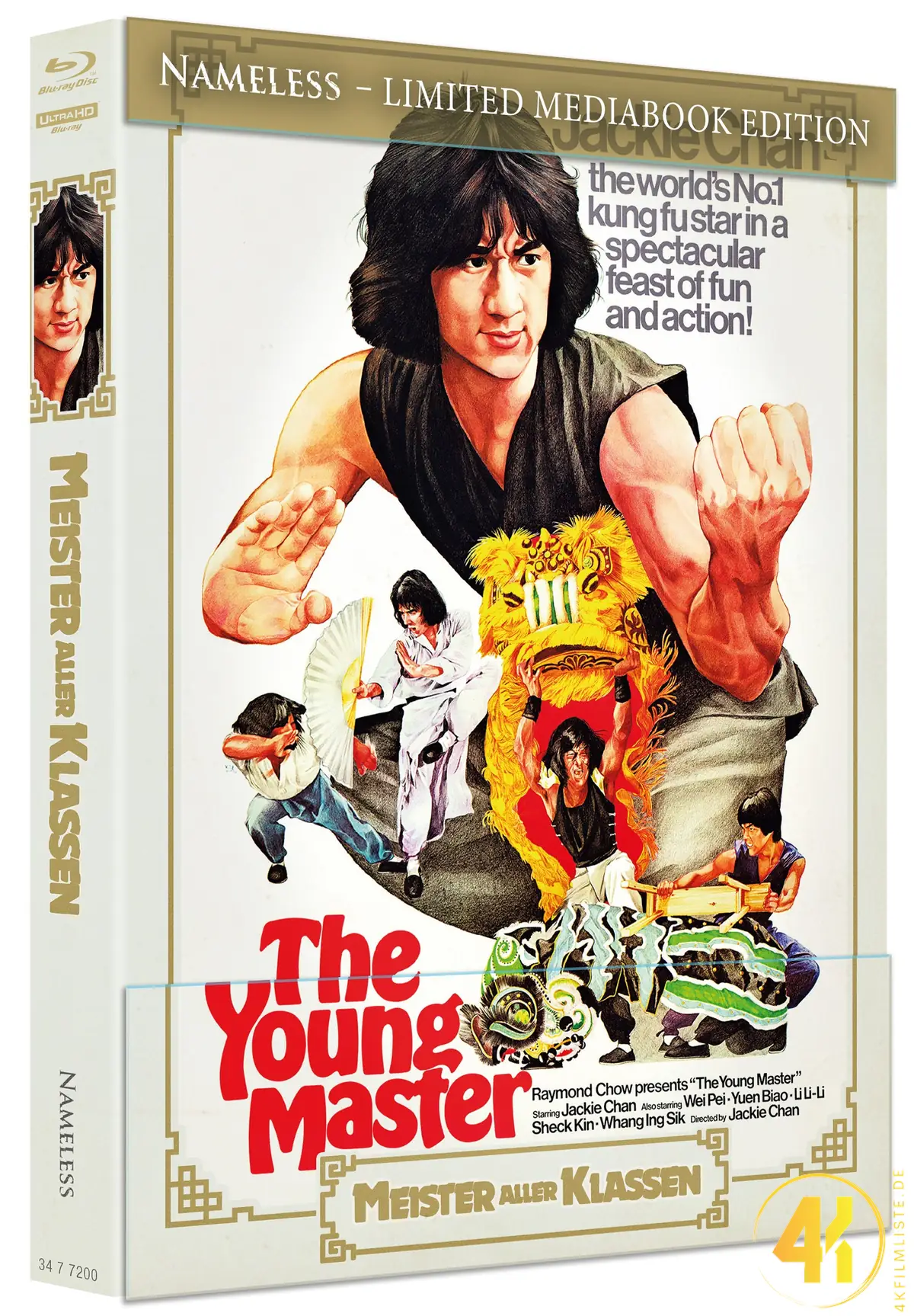 Jackie Chan: Meister aller Klassen (Cover A) – 4K Mediabook (UHD + Blu-ray Disc)