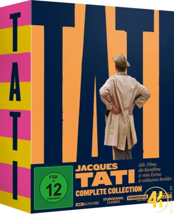 Jacques Tati Complete Collection – 4K Blu-ray (6 x UHD + Bonus Blu-ray)