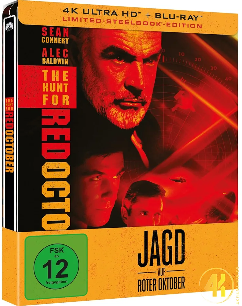 Jagd auf Roter Oktober 2026 4K Steelbook Ultra HD Blu-ray Disc
