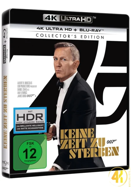 James Bond 007 Keine Zeit zu sterben UHD Keep Case Ultra HD Blu-ray Disc