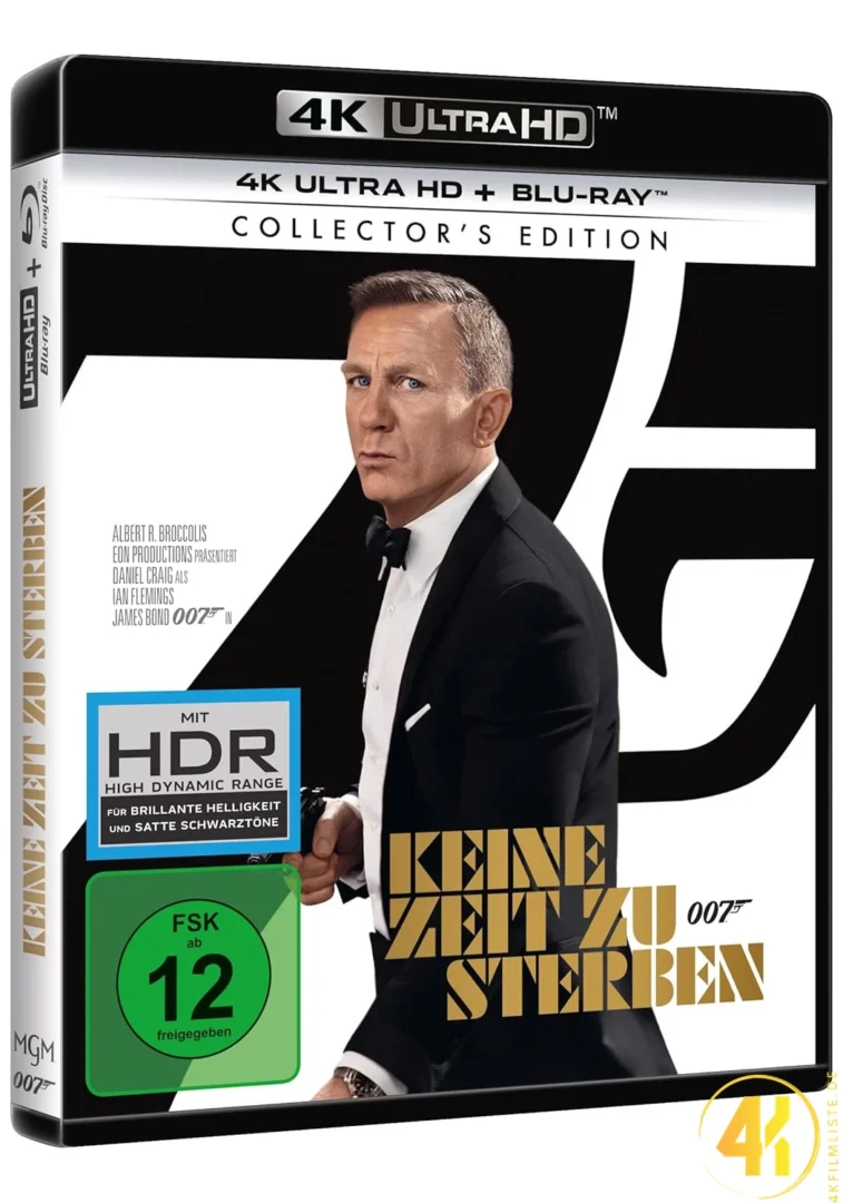 James Bond 007 Keine Zeit zu sterben UHD Keep Case Ultra HD Blu-ray Disc