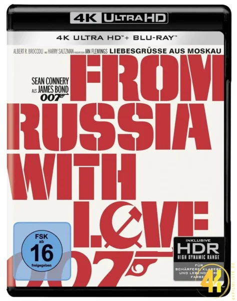 James Bond 007: Liebesgrüße aus Moskau – 4K Blu-ray (UHD + Blu-ray Disc)