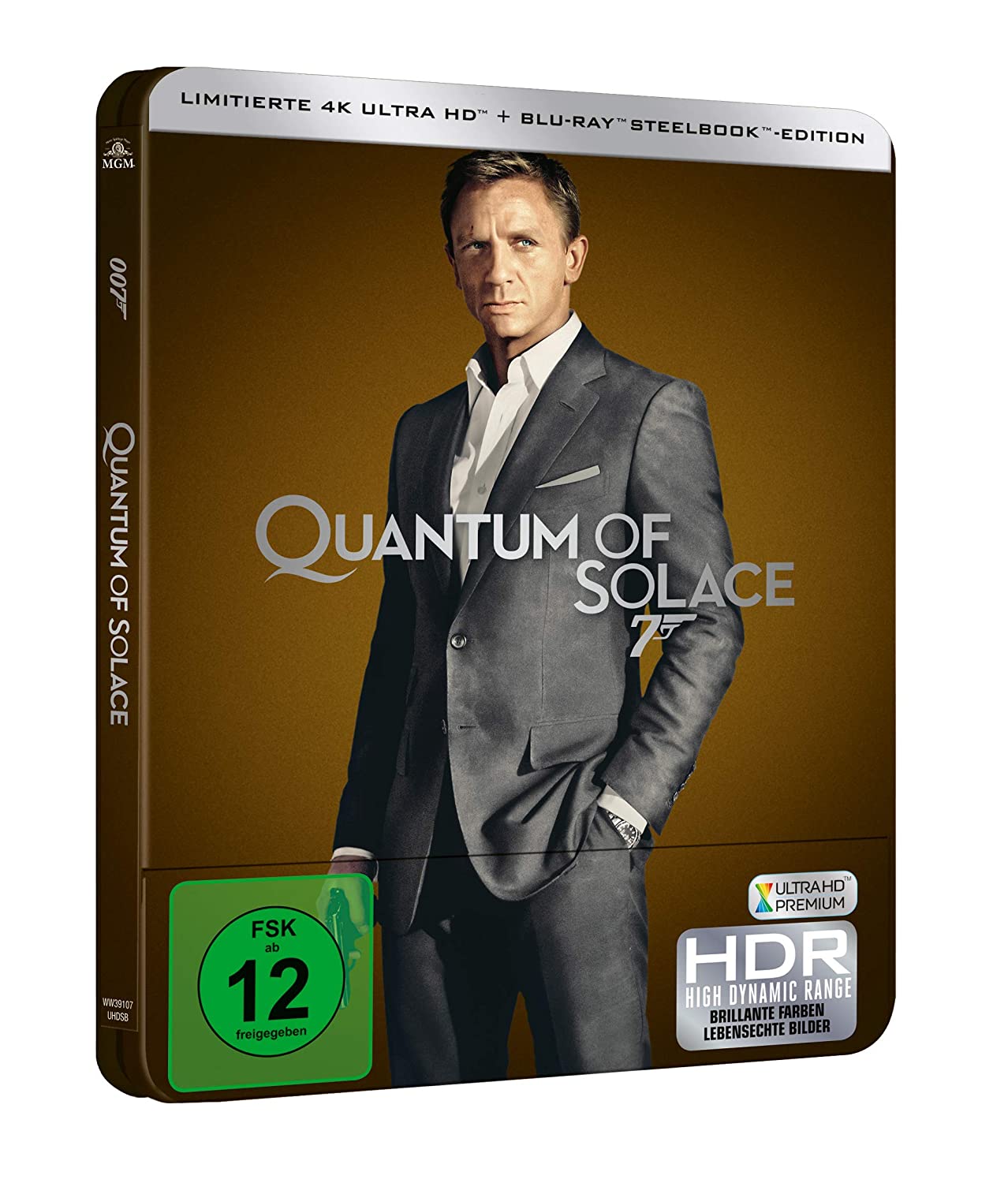 James Bond 007: Ein Quantum Trost – 4K Steelbook (UHD + Blu-ray Disc)