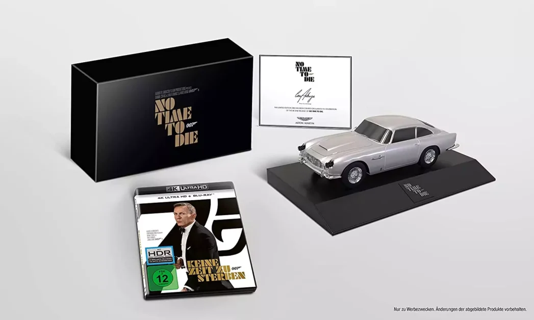 James Bond 007: Keine Zeit zu sterben (Aston Martin Limited Edition) – 4K Blu-ray (UHD + Blu-ray Disc)
