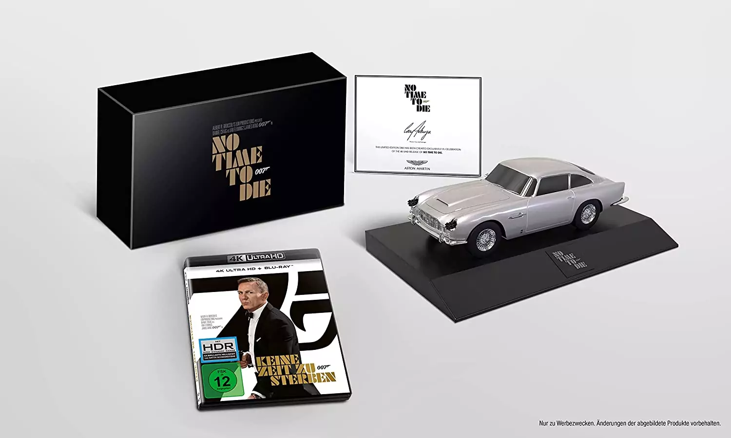 James Bond 007: Keine Zeit zu sterben (Aston Martin Limited Edition) – 4K Blu-ray (UHD + Blu-ray Disc)