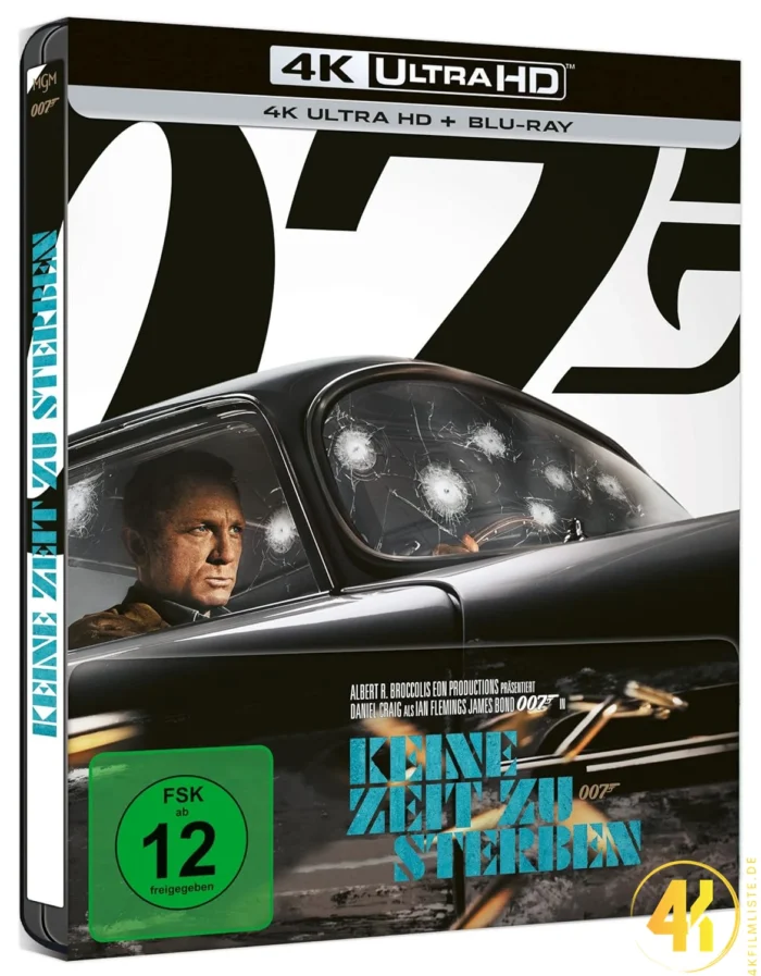 James Bond 007: Keine Zeit zu sterben – 4K Steelbook (UHD + Blu-ray Disc)