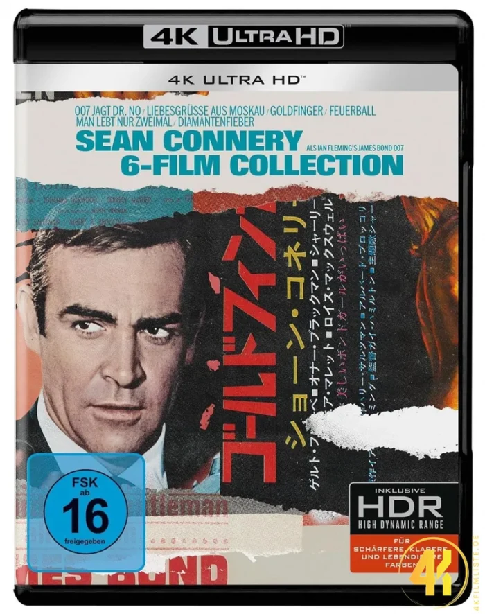 James Bond: Sean Connery – 4K Blu-ray (UHD Blu-ray Disc)