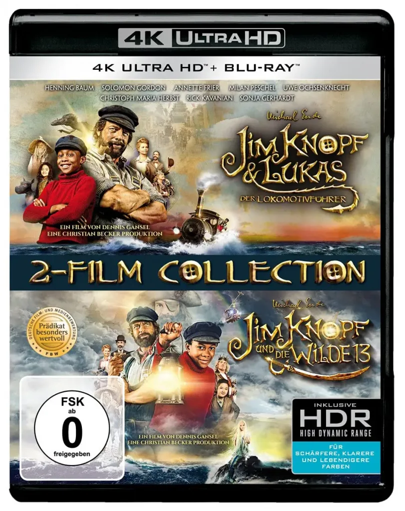 Jim Knopf der Lokomotivführer und Die Wilden 13 (4K-Doppelset)