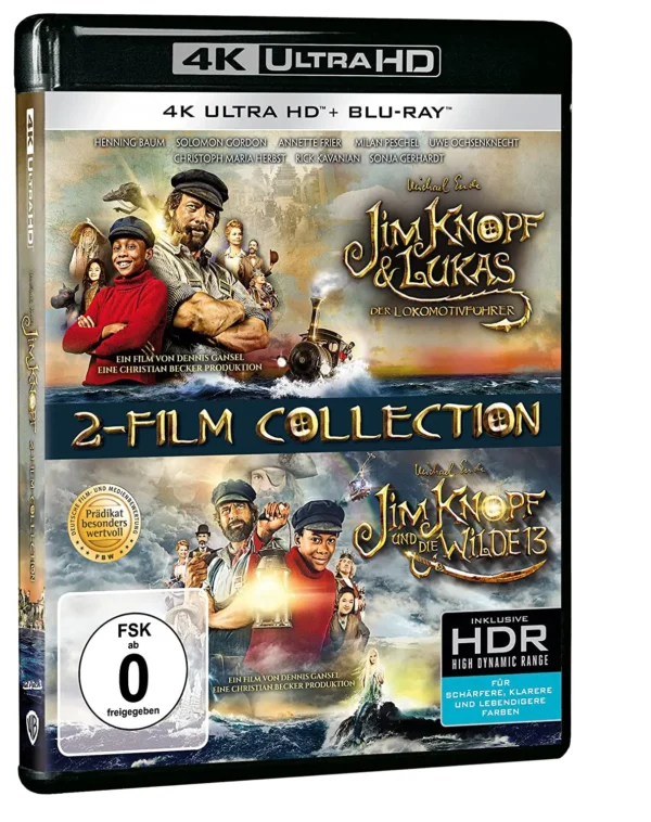Jim Knopf 1 + 2 (Doppelset) – 4K Blu-ray (UHD + Blu-ray Disc)