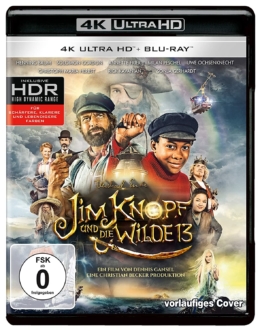 Jim Knopf und die wilde 13- 4K UHD Blu-ray Disc Cover