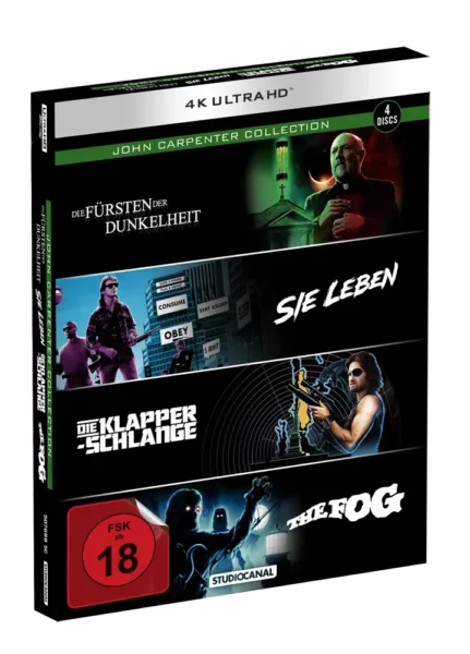 John Carpenter Collection (4-Film-Edition) – 4K Blu-ray (UHD + Blu-ray Disc)