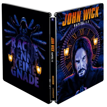 John Wick 4K Steelbook (3-Film-Set) (Frontcover & Backcover)
