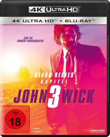John Wick: Kapitel 3 - 4K UHD Blu-ray Disc Keep Case