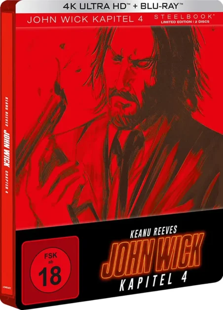 John Wick: Kapitel 4 – 4K Steelbook (UHD + Blu-ray Disc)